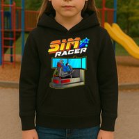 Sim Racer Car Racing And Driving Simulator Motion Rig Kids Hoodie