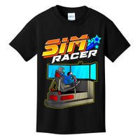 Sim Racer Car Racing And Driving Simulator Motion Rig Kids T-Shirt