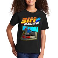 Sim Racer Car Racing And Driving Simulator Motion Rig Kids T-Shirt