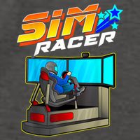 Sim Racer Car Racing And Driving Simulator Motion Rig Vector Backpack