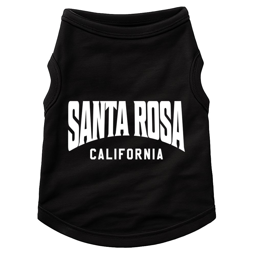 Santa Rosa California Gift Doggie Tank