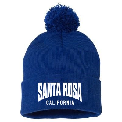 Santa Rosa California Gift Pom Pom 12in Knit Beanie