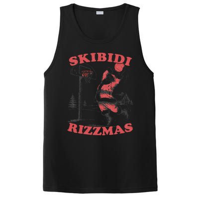 Skibid.I Rizzmas Christmas Rizz Santa Claus Basketball PosiCharge Competitor Tank