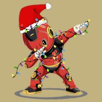 Santa Robotic Christmas Lights Robot Dabbing Christmas Tree T-Shirt