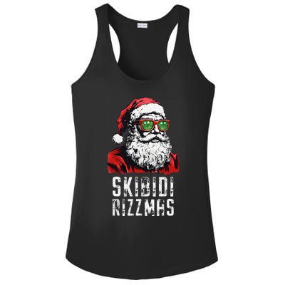 Skibid.I Rizzmas Christmas Rizz Santa Claus Charisma Cool Ladies PosiCharge Competitor Racerback Tank