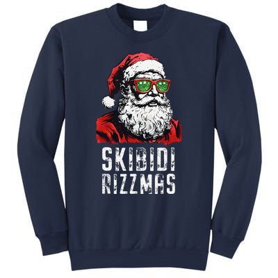 Skibid.I Rizzmas Christmas Rizz Santa Claus Charisma Cool Sweatshirt