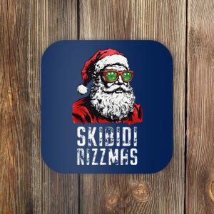 Skibid.I Rizzmas Christmas Rizz Santa Claus Charisma Cool Coaster