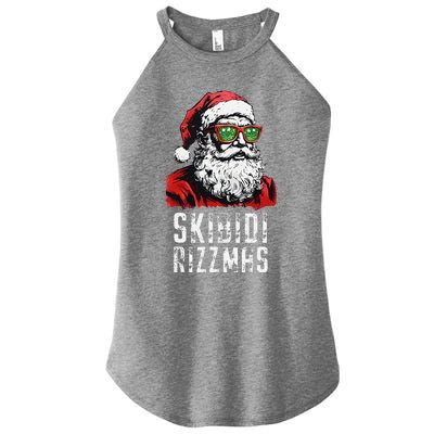 Skibid.I Rizzmas Christmas Rizz Santa Claus Charisma Cool Women's Perfect Tri Rocker Tank