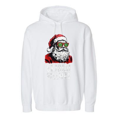 Skibid.I Rizzmas Christmas Rizz Santa Claus Charisma Cool Garment-Dyed Fleece Hoodie