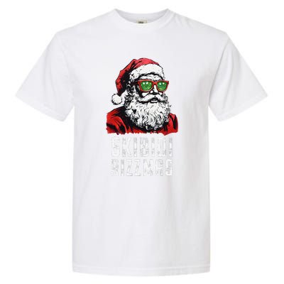 Skibid.I Rizzmas Christmas Rizz Santa Claus Charisma Cool Garment-Dyed Heavyweight T-Shirt