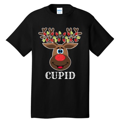 Santa Reindeer Cupid Xmas Group Costume Tall T-Shirt