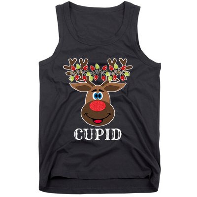 Santa Reindeer Cupid Xmas Group Costume Tank Top