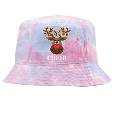 Santa Reindeer Cupid Xmas Group Costume Tie-Dyed Bucket Hat