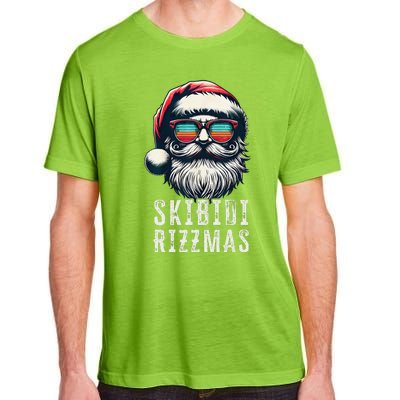 Skibid.I Rizzmas Christmas Rizz Santa Claus Charisma Cool Adult ChromaSoft Performance T-Shirt