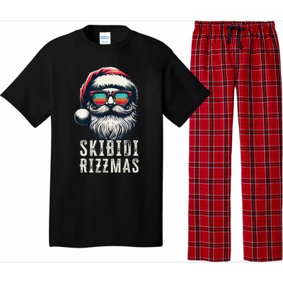 Skibid.I Rizzmas Christmas Rizz Santa Claus Charisma Cool Pajama Set