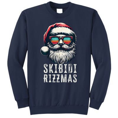 Skibid.I Rizzmas Christmas Rizz Santa Claus Charisma Cool Sweatshirt