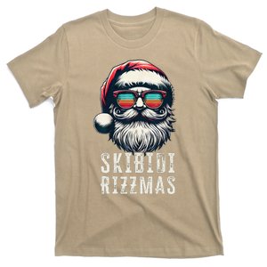 Skibid.I Rizzmas Christmas Rizz Santa Claus Charisma Cool T-Shirt