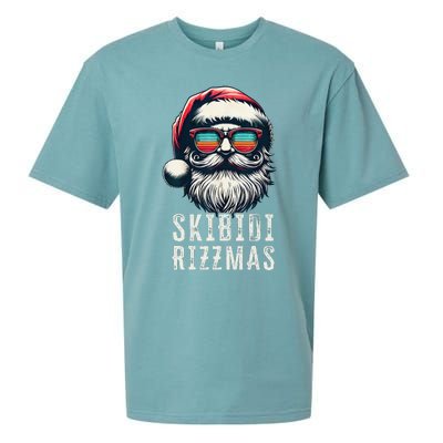 Skibid.I Rizzmas Christmas Rizz Santa Claus Charisma Cool Sueded Cloud Jersey T-Shirt