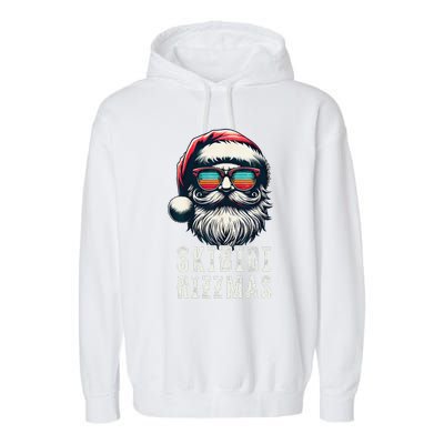 Skibid.I Rizzmas Christmas Rizz Santa Claus Charisma Cool Garment-Dyed Fleece Hoodie