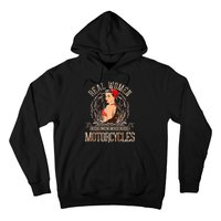 Sexy Real Chick Ride Motorcycles Gift Biker Babe Chick Hoodie