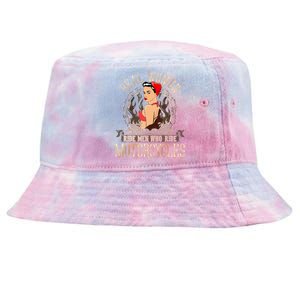 Sexy Real Chick Ride Motorcycles Gift Biker Babe Chick Tie-Dyed Bucket Hat