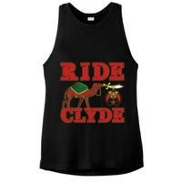 Shriner Ride Clyde Nobles Mystic Aaonms Mason Parents' Day Ladies PosiCharge Tri-Blend Wicking Tank