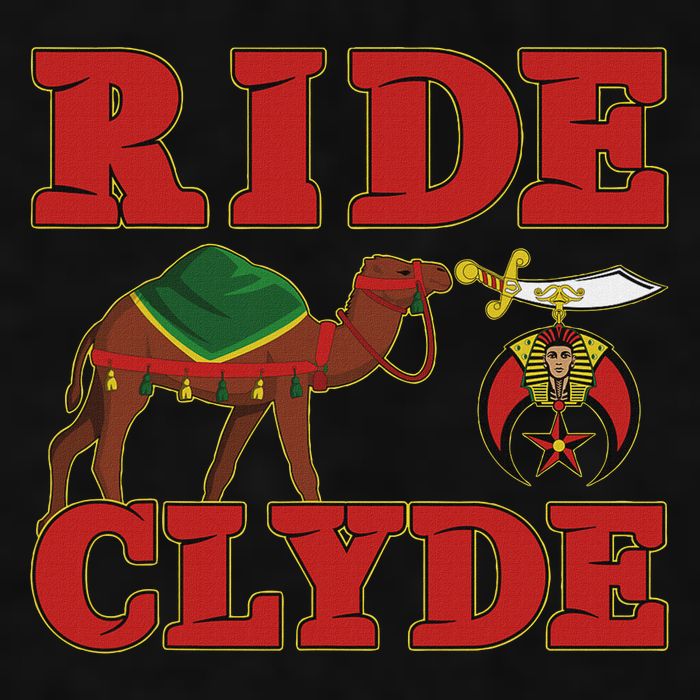 Shriner Ride Clyde Nobles Mystic Aaonms Mason Parents' Day Ladies PosiCharge Tri-Blend Wicking Tank