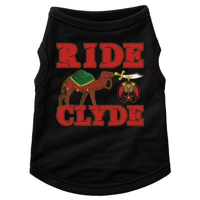 Shriner Ride Clyde Nobles Mystic Aaonms Mason Parents' Day Doggie Tank