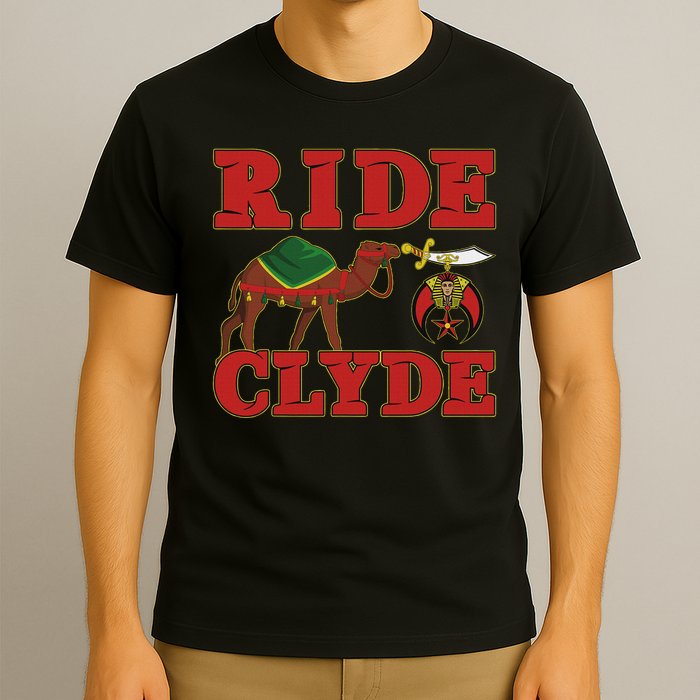 Shriner Ride Clyde Nobles Mystic Aaonms Mason Parents' Day T-Shirt