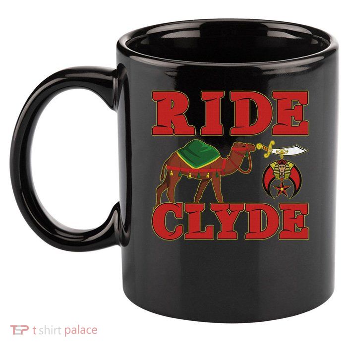 Shriner Ride Clyde Nobles Mystic Aaonms Mason Parents' Day 11oz C Handle Ceramic Mug