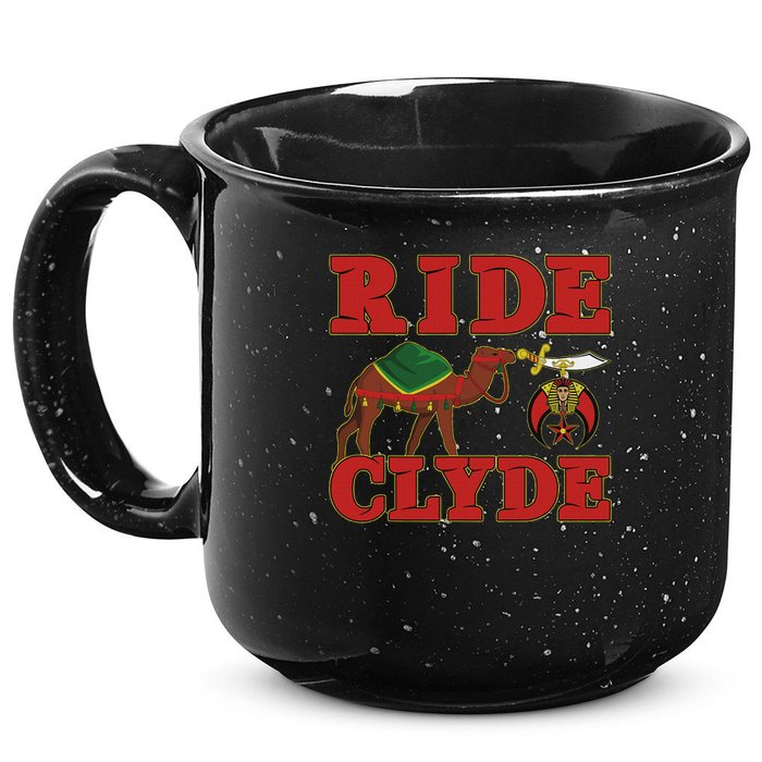 Shriner Ride Clyde Nobles Mystic Aaonms Mason Parents' Day 15oz Campfire Ceramic Mug