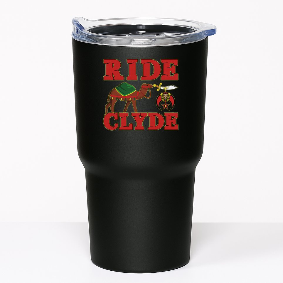 Shriner Ride Clyde Nobles Mystic Aaonms Mason Parents' Day Tumbler