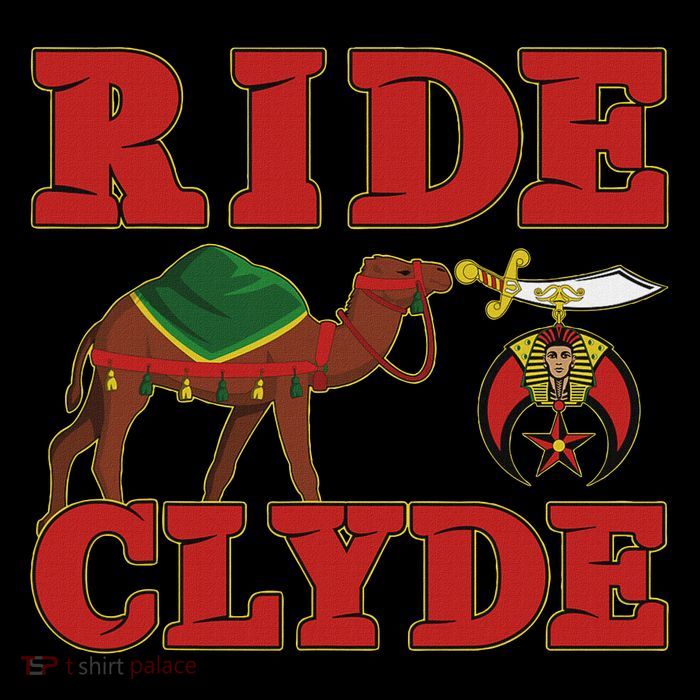 Shriner Ride Clyde Nobles Mystic Aaonms Mason Parents' Day Poster