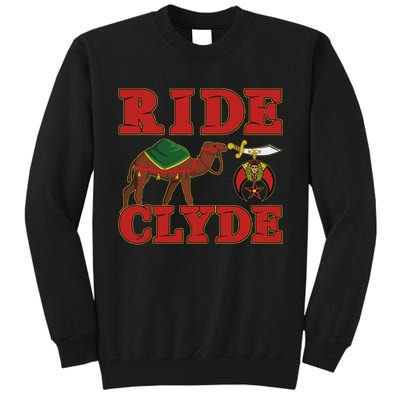 Shriner Ride Clyde Nobles Mystic Aaonms Mason Parents' Day Tall Sweatshirt