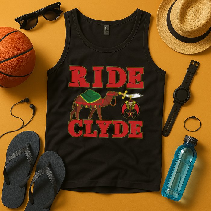 Shriner Ride Clyde Nobles Mystic Aaonms Mason Parents' Day Tank Top