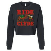 Shriner Ride Clyde Nobles Mystic Aaonms Mason Parents' Day Cropped Pullover Crew