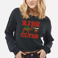 Shriner Ride Clyde Nobles Mystic Aaonms Mason Parents' Day Cropped Pullover Crew