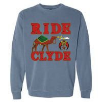 Shriner Ride Clyde Nobles Mystic Aaonms Mason Parents' Day Garment-Dyed Sweatshirt