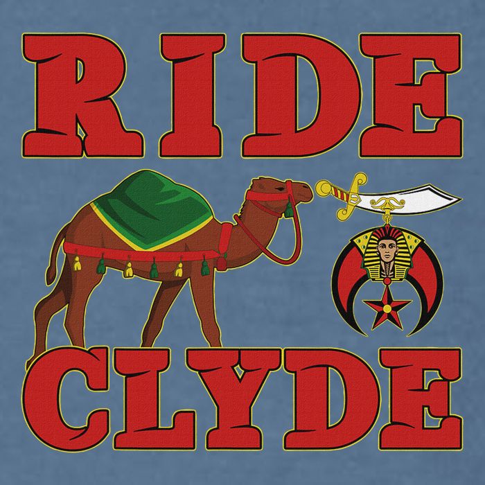 Shriner Ride Clyde Nobles Mystic Aaonms Mason Parents' Day Garment-Dyed Sweatshirt