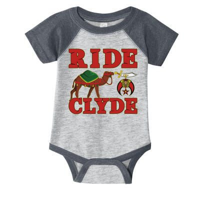 Shriner Ride Clyde Nobles Mystic Aaonms Mason Parents' Day Infant Baby Jersey Bodysuit