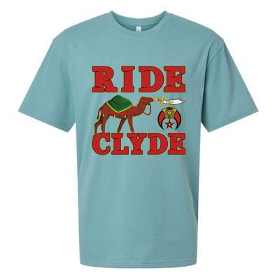Shriner Ride Clyde Nobles Mystic Aaonms Mason Parents' Day Sueded Cloud Jersey T-Shirt