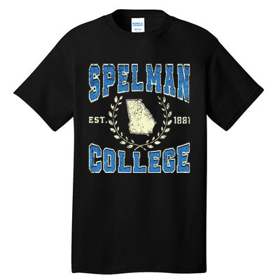 Spelman Retro College University Athletic Tall T-Shirt