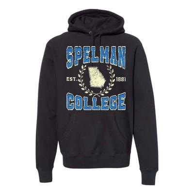 Spelman Retro College University Athletic Premium Hoodie