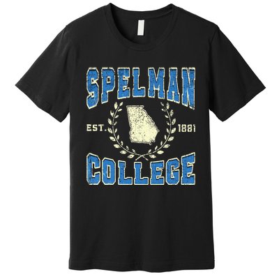 Spelman Retro College University Athletic Premium T-Shirt