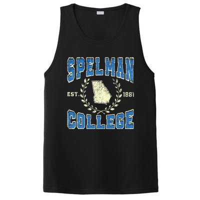 Spelman Retro College University Athletic PosiCharge Competitor Tank