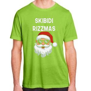 Skibid.I Rizzmas Christmas Santa Claus Merry Rizz Mas Sigmas Adult ChromaSoft Performance T-Shirt