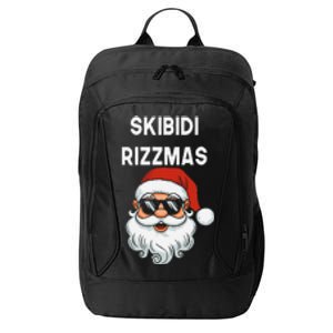 Skibid.I Rizzmas Christmas Santa Claus Merry Rizz Mas Sigmas City Backpack