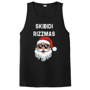 Skibid.I Rizzmas Christmas Santa Claus Merry Rizz Mas Sigmas PosiCharge Competitor Tank