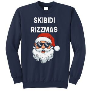 Skibid.I Rizzmas Christmas Santa Claus Merry Rizz Mas Sigmas Sweatshirt