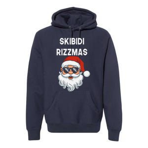 Skibid.I Rizzmas Christmas Santa Claus Merry Rizz Mas Sigmas Premium Hoodie